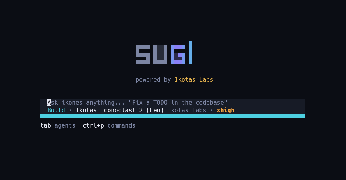 SUGIのトップ画面